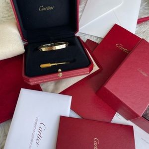 🛑sold🛑 Cartier Yellow Gold LOVE Bracelet, Size 16